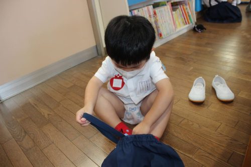 6月17日　帰りの支度(少)