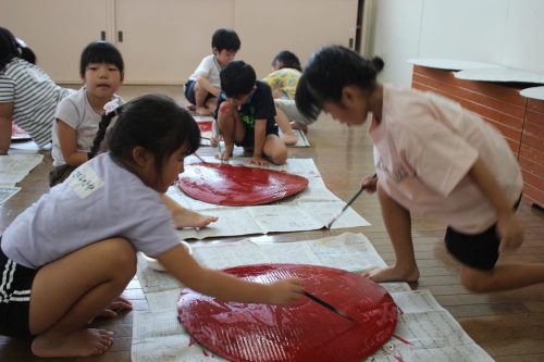 8月27日 絵具でお仕事(長)