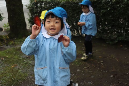 11.13 落ち葉を集めたよ