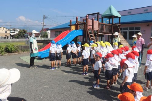 8.21 新しいすべり台がきた！！